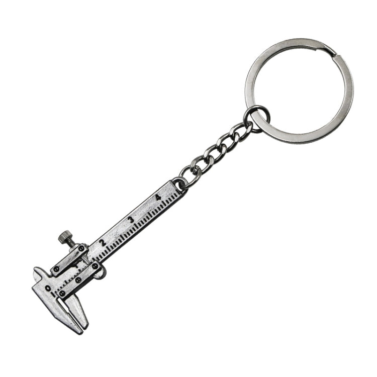 5 ชิ้นมินิเวอร์เนียคาลิปเปอร์พวงกุญแจพวงกุญแจ, Vernier Shape(Bronze), Vernier Shape(Silver)