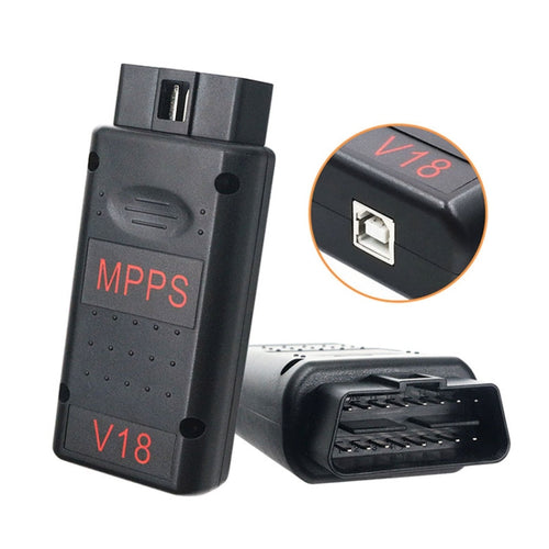 MPPS V18 หลัก + Tricore + Multiboot V18.12.3.8 พร้อมเครื่องมือวินิจฉัยสายเคเบิล Tricore ฝ่าวงล้อม, V18