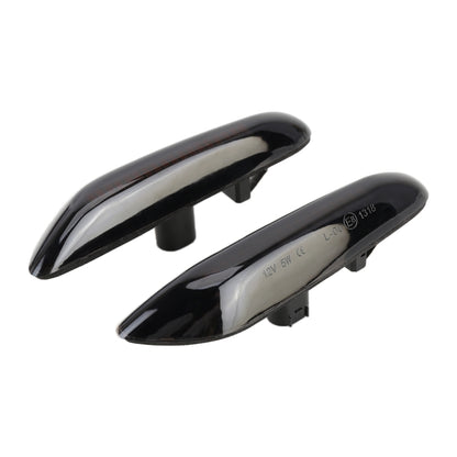 2 ชิ้น D12V / 5 วัตต์รถ LED แบบไดนามิกไฟกระพริบด้านข้างไหลน้ำเลี้ยวไฟสำหรับ BMW, แสงสีเหลือง, For BMW
