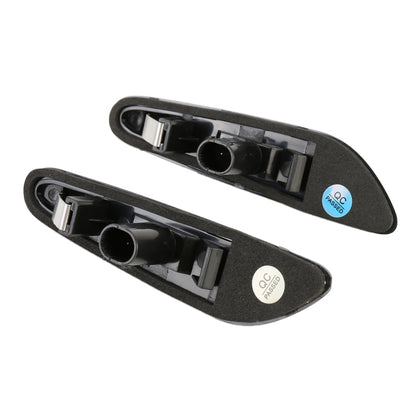 2 ชิ้น D12V / 5 วัตต์รถ LED แบบไดนามิกไฟกระพริบด้านข้างไหลน้ำเลี้ยวไฟสำหรับ BMW, แสงสีเหลือง, For BMW