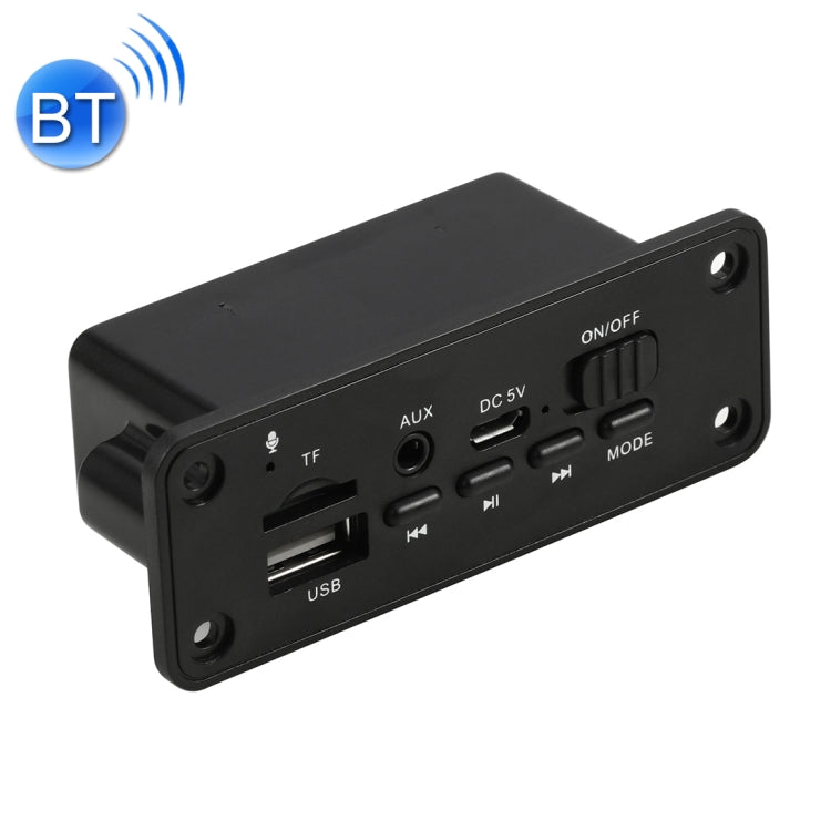 รถ 5V 2x3W เสียง MP3 Player ถอดรหัสคณะกรรมการวิทยุ FM TF USB 3.5 มม.AUX, พร้อม Bluetooth และบันทึกฟังก์ชั่นการโทร, Audio MP3 Player Decoder Board