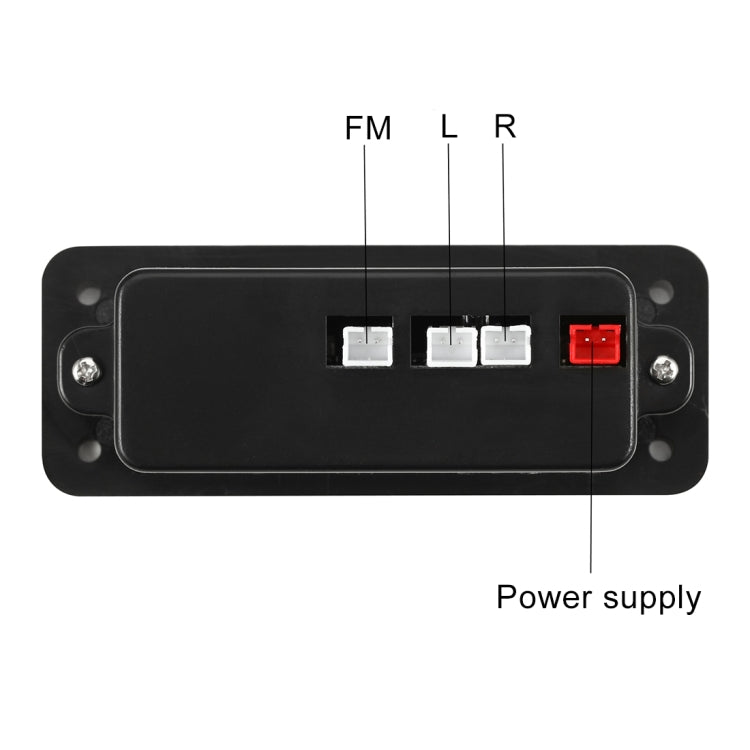 รถ 5V 2x3W เสียง MP3 Player ถอดรหัสคณะกรรมการวิทยุ FM TF USB 3.5 มม.AUX, พร้อม Bluetooth และบันทึกฟังก์ชั่นการโทร, Audio MP3 Player Decoder Board