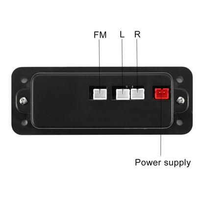 รถ 5V 2x3W เสียง MP3 Player ถอดรหัสคณะกรรมการวิทยุ FM TF USB 3.5 มม.AUX, พร้อม Bluetooth และบันทึกฟังก์ชั่นการโทร, Audio MP3 Player Decoder Board