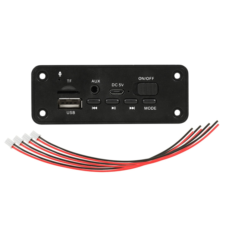 รถ 5V 2x3W เสียง MP3 Player ถอดรหัสคณะกรรมการวิทยุ FM TF USB 3.5 มม.AUX, พร้อม Bluetooth และบันทึกฟังก์ชั่นการโทร, Audio MP3 Player Decoder Board