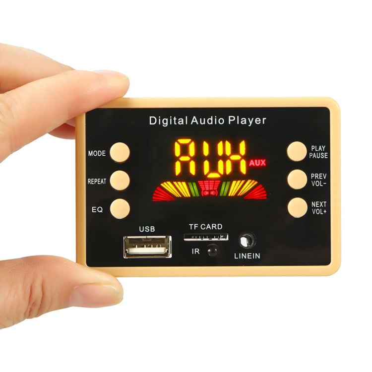 รถ 5V หน้าจอสีเสียงเครื่องเล่น MP3 ถอดรหัสคณะกรรมการวิทยุ FM TF Card USB พร้อมฟังก์ชั่น Bluetooth และรีโมทคอนโทรล, 5V