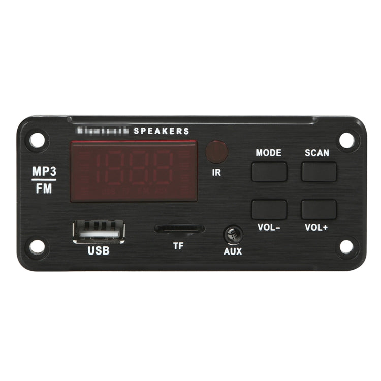 รถ 5V หน้าจอสีบลูทูธ 5.0 เสียง MP3 Player ถอดรหัสวิทยุ FM TF Card USB 3.5 มม.AUX พร้อมรีโมทคอนโทรล, 5V