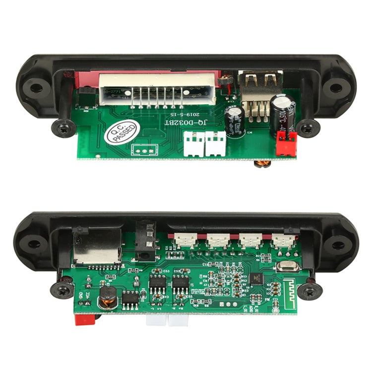 รถ 12V 2x3W เสียงเครื่องเล่น MP3 ถอดรหัสคณะกรรมการวิทยุ FM TF USB 3.5 มม.AUX, พร้อม Bluetooth/ฟังก์ชั่นการบันทึกการโทร/เครื่องขยายเสียง/รีโมทคอนโทรล, 12V
