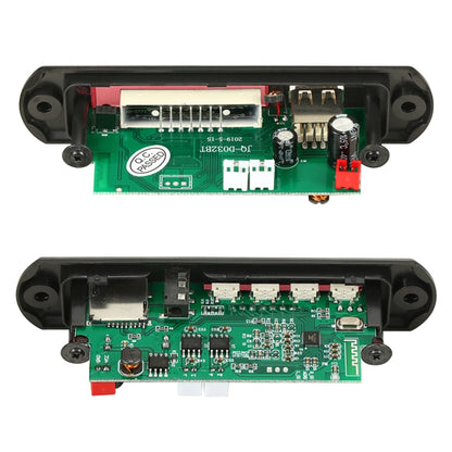 รถ 12V 2x3W เสียงเครื่องเล่น MP3 ถอดรหัสคณะกรรมการวิทยุ FM TF USB 3.5 มม.AUX, พร้อม Bluetooth/ฟังก์ชั่นการบันทึกการโทร/เครื่องขยายเสียง/รีโมทคอนโทรล, 12V