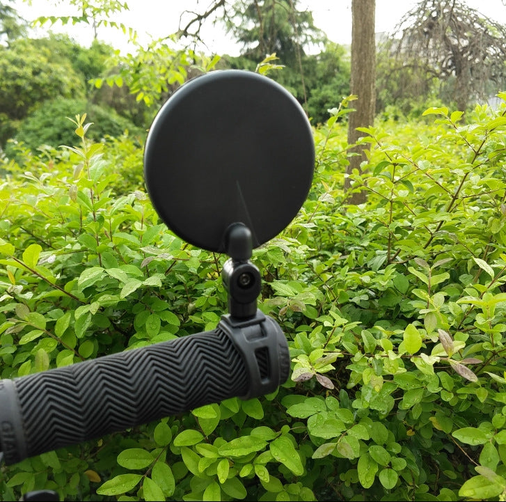 Universal 360 หมุนปรับกระจกมองหลังจักรยานHandlebarมุมกว้างกระจกนูนขี่จักรยานด้านหลังกระจก, View Mirror