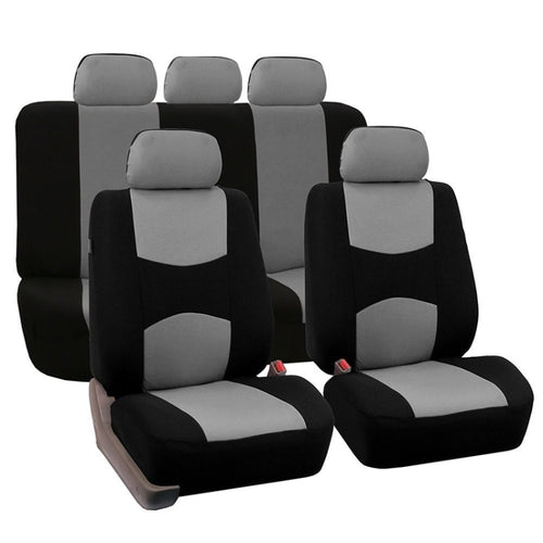 9 in 1 Universal Four Seasons Anti-Slippery Cushion Mat Set for 5 Seat Car, สไตล์: ธรรมดา, Ordinary Style, Beige, Ordinary Style
