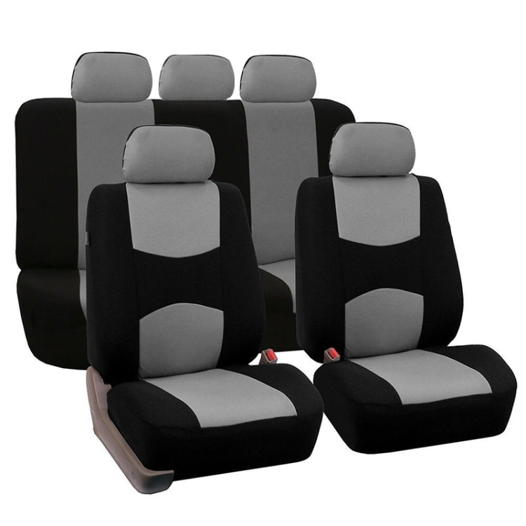 9 in 1 Universal Four Seasons Anti-Slippery Cushion Mat Set for 5 Seat Car, สไตล์: ธรรมดา, Ordinary Style, Beige, Ordinary Style
