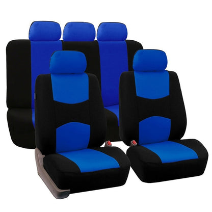9 in 1 Universal Four Seasons Anti-Slippery Cushion Mat Set for 5 Seat Car, สไตล์: ธรรมดา, Ordinary Style, Beige, Ordinary Style