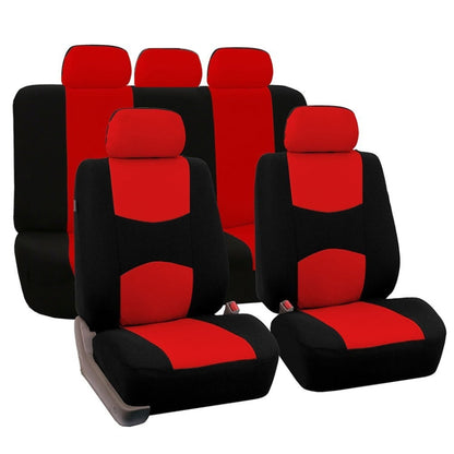 9 in 1 Universal Four Seasons Anti-Slippery Cushion Mat Set for 5 Seat Car, สไตล์: ธรรมดา, Ordinary Style, Beige, Ordinary Style