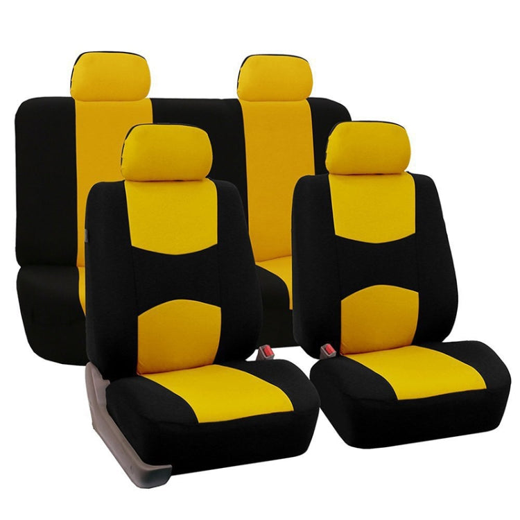 9 in 1 Universal Four Seasons Anti-Slippery Cushion Mat Set for 5 Seat Car, สไตล์: ธรรมดา, Ordinary Style, Beige, Ordinary Style