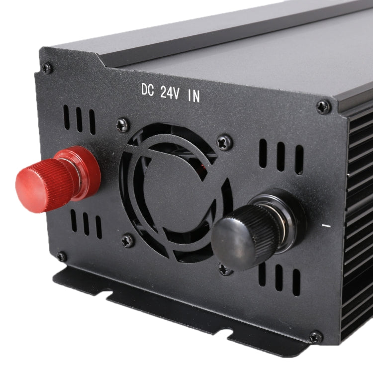 3000W DC 24V to AC 220V รถอินเวอร์เตอร์ไฟฟ้า Sine Wave อเนกประสงค์, การจัดส่งสีแบบสุ่ม, 3000W(Sine Wave)