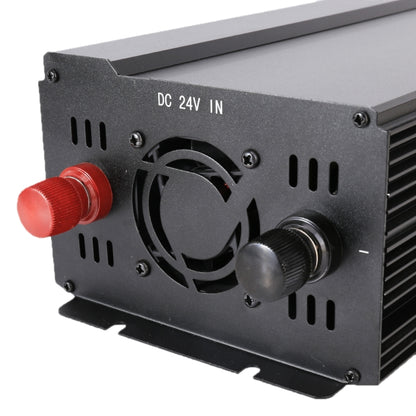 3000W DC 24V to AC 220V รถอินเวอร์เตอร์ไฟฟ้า Sine Wave อเนกประสงค์, การจัดส่งสีแบบสุ่ม, 3000W(Sine Wave)