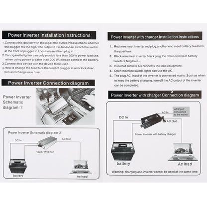 3000W DC 24V to AC 220V รถอินเวอร์เตอร์ไฟฟ้า Sine Wave อเนกประสงค์, การจัดส่งสีแบบสุ่ม, 3000W(Sine Wave)