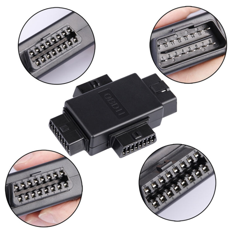 16PIN รถ OBD Diagnostic ปลั๊กขยาย OBD2 Splitter, OBD Diagnostic Extended Plug