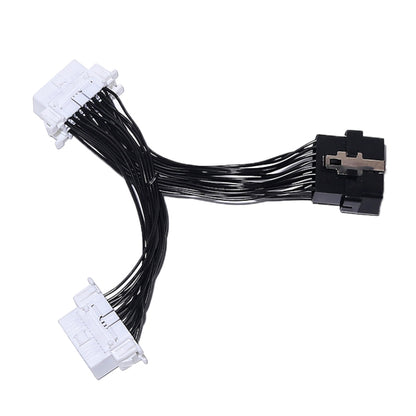 2 in 1 16PIN รถ OBD Diagnostic ขยายสาย OBD2 สาย, OBD2 Cable