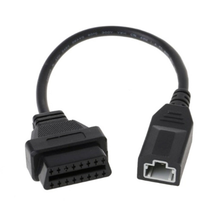สาย OBD รถยนต์ 3 ขาถึง 16 ขาสำหรับ Honda ความยาวสายเคเบิล: 40 ซม, 3 Pin to 16 Pin OBD Cable