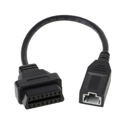 สาย OBD รถยนต์ 3 ขาถึง 16 ขาสำหรับ Honda ความยาวสายเคเบิล: 40 ซม, 3 Pin to 16 Pin OBD Cable