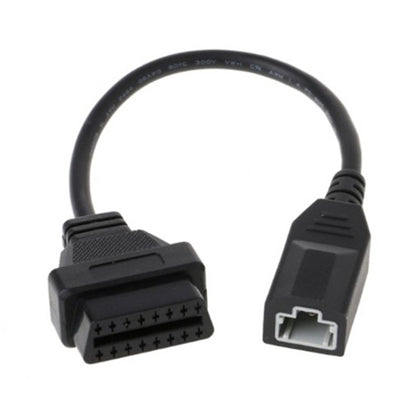 สาย OBD รถยนต์ 3 ขาถึง 16 ขาสำหรับ Honda ความยาวสายเคเบิล: 40 ซม, 3 Pin to 16 Pin OBD Cable