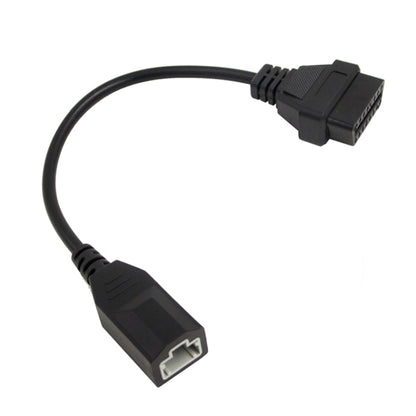 สาย OBD รถยนต์ 3 ขาถึง 16 ขาสำหรับ Honda ความยาวสายเคเบิล: 40 ซม, 3 Pin to 16 Pin OBD Cable