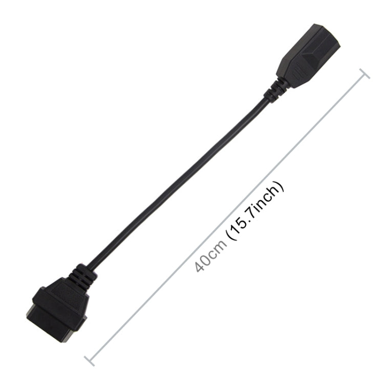 สาย OBD รถยนต์ 3 ขาถึง 16 ขาสำหรับ Honda ความยาวสายเคเบิล: 40 ซม, 3 Pin to 16 Pin OBD Cable
