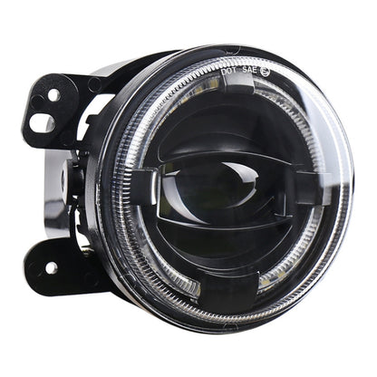 2 ชิ้น 4 นิ้วรถ LED แองเจิลตาสปอตไลท์ดัดแปลงไฟตัดหมอกสำหรับรถจี๊ปแรงเลอร์ / ดอดจ์ / ไครสเลอร์ PT Cruiser, For Jeep / Dodge