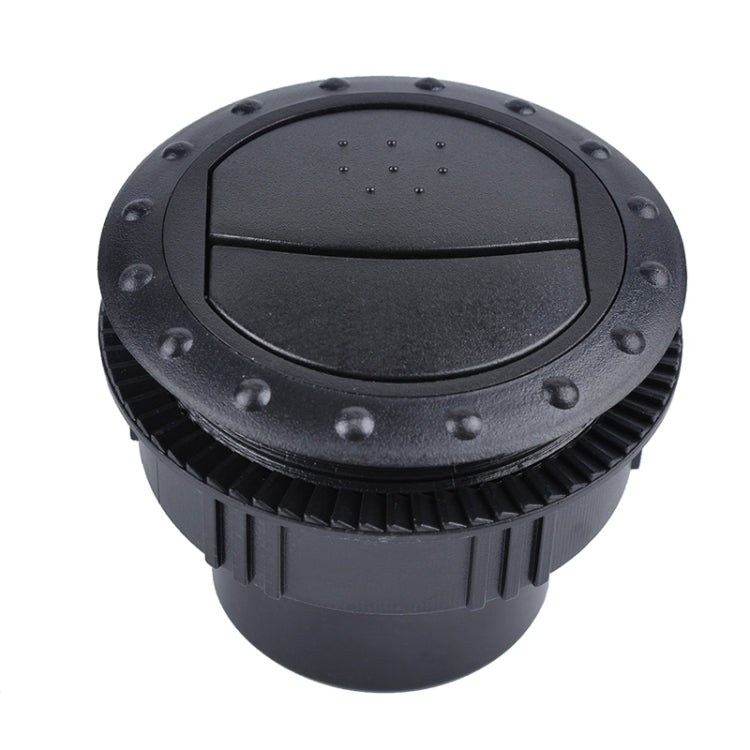 Universal 60 มม.AC Air Outlet Vent สำหรับ RV รถบัสเรือ Yacht Auto Air Conditioner Vent เปลี่ยนชิ้นส่วนรถอุปกรณ์เสริม, B Style (Black)