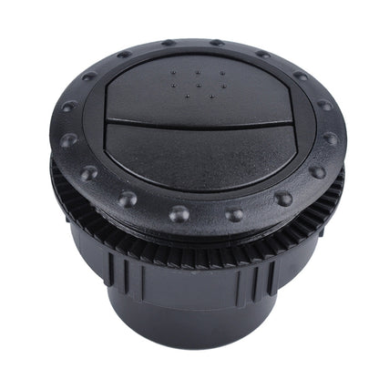 Universal 60 มม.AC Air Outlet Vent สำหรับ RV รถบัสเรือ Yacht Auto Air Conditioner Vent เปลี่ยนชิ้นส่วนรถอุปกรณ์เสริม, B Style (Black)