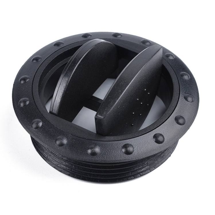 Universal 60 มม.AC Air Outlet Vent สำหรับ RV รถบัสเรือ Yacht Auto Air Conditioner Vent เปลี่ยนชิ้นส่วนรถอุปกรณ์เสริม, B Style (Black)