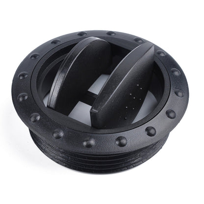 Universal 60 มม.AC Air Outlet Vent สำหรับ RV รถบัสเรือ Yacht Auto Air Conditioner Vent เปลี่ยนชิ้นส่วนรถอุปกรณ์เสริม, B Style (Black)
