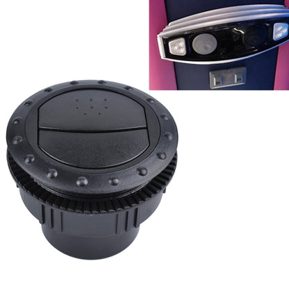 Universal 60 มม.AC Air Outlet Vent สำหรับ RV รถบัสเรือ Yacht Auto Air Conditioner Vent เปลี่ยนชิ้นส่วนรถอุปกรณ์เสริม, B Style (Black)