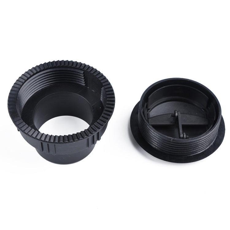 Universal 60 มม.AC Air Outlet Vent สำหรับ RV รถบัสเรือ Yacht Auto Air Conditioner Vent เปลี่ยนชิ้นส่วนรถอุปกรณ์เสริม, B Style (Black)