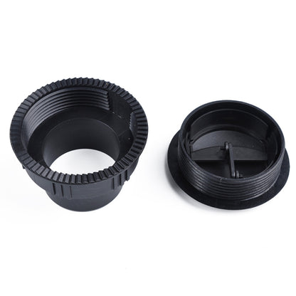 Universal 60 มม.AC Air Outlet Vent สำหรับ RV รถบัสเรือ Yacht Auto Air Conditioner Vent เปลี่ยนชิ้นส่วนรถอุปกรณ์เสริม, B Style (Black)