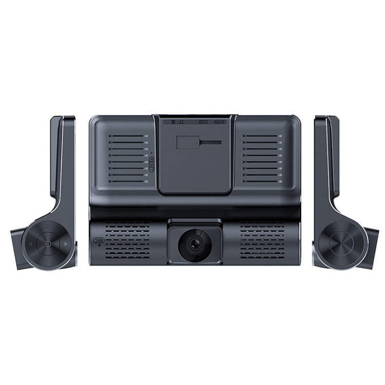 3 in 1 4 นิ้ว 170 องศามุมกว้าง Night Vision HD 1080P วิดีโอรถ DVR รองรับการตรวจจับการเคลื่อนไหว / G-Sensor, 4 inch