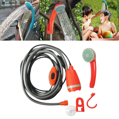 12V แบบพกพา Outdoor Universal รถ เครื่องซักผ้าสปริงเกลอร์ไฟฟ้า, Car Washer (Blue), Car Washer (Orange)
