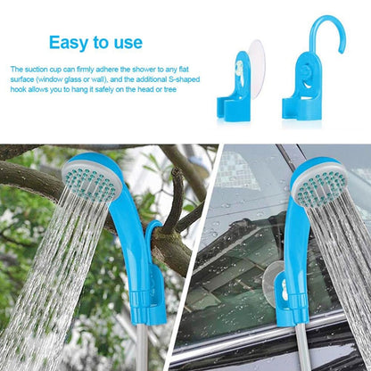 12V แบบพกพา Outdoor Universal รถ เครื่องซักผ้าสปริงเกลอร์ไฟฟ้า, Car Washer (Blue), Car Washer (Orange)