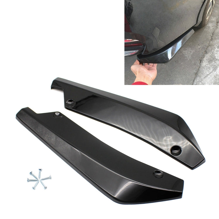 XH-6134 สีดำรถ Universal Modified สปอยเลอร์ด้านหลัง Anti-collision Protector Bar Strip Guard สติกเกอร์, Black