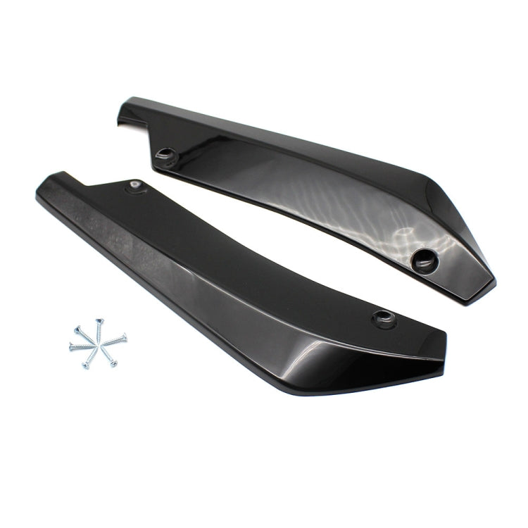 XH-6134 สีดำรถ Universal Modified สปอยเลอร์ด้านหลัง Anti-collision Protector Bar Strip Guard สติกเกอร์, Black