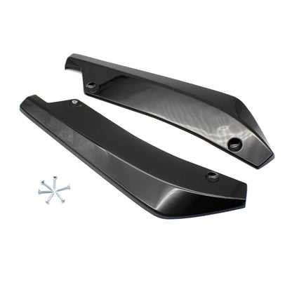 XH-6134 สีดำรถ Universal Modified สปอยเลอร์ด้านหลัง Anti-collision Protector Bar Strip Guard สติกเกอร์, Black