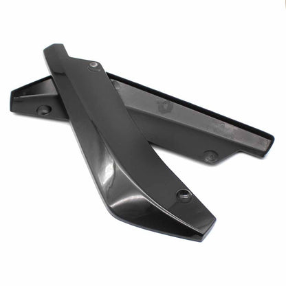XH-6134 สีดำรถ Universal Modified สปอยเลอร์ด้านหลัง Anti-collision Protector Bar Strip Guard สติกเกอร์, Black