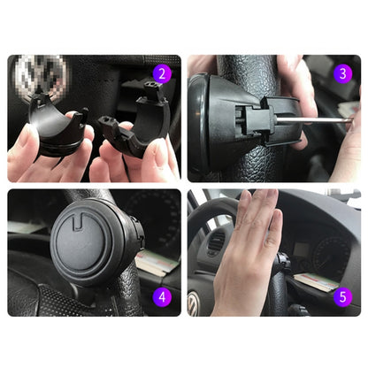 3R รถ Universal พวงมาลัยลูกบิดปินเนอร์เสริม Booster Aid Control Auto SPINNER KNOB Ball, 3R-2251