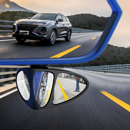 3R-146 3 ใน 1 รถกระจกมองหลังเสริม Blind Spot ด้านหลัง 146 กระจกล้อหน้าสำหรับขวา, 3 in 1 Black Right