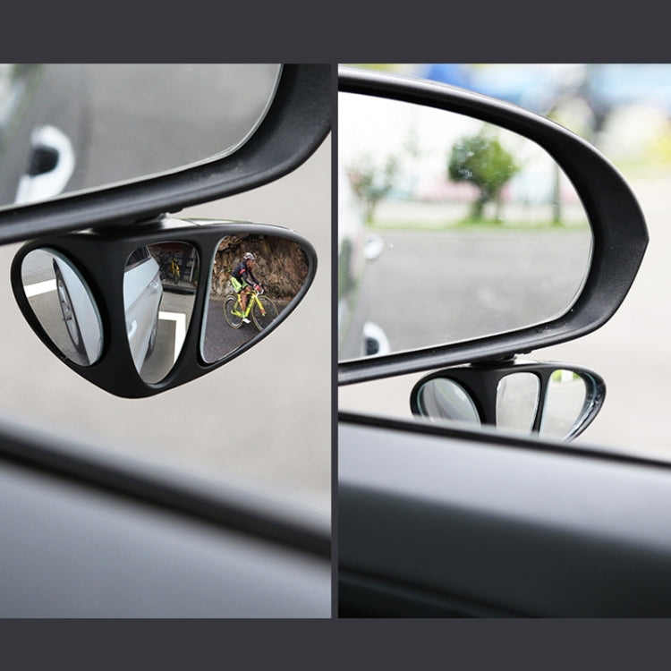 3R-146 3 ใน 1 รถกระจกมองหลังเสริม Blind Spot ด้านหลัง 146 กระจกล้อหน้าสำหรับขวา, 3 in 1 Black Right