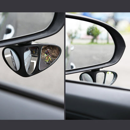 3R-146 3 ใน 1 รถกระจกมองหลังเสริม Blind Spot ด้านหลัง 146 กระจกล้อหน้าสำหรับขวา, 3 in 1 Black Right