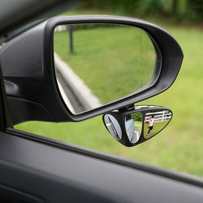3R-146 3 ใน 1 รถกระจกมองหลังเสริม Blind Spot ด้านหลัง 146 กระจกล้อหน้าสำหรับขวา, 3 in 1 Black Right