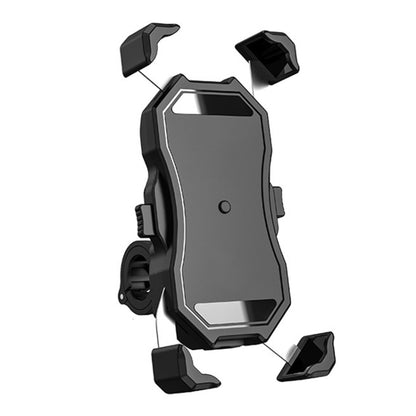 รถจักรยานยนต์ / จักรยานกึ่งอัตโนมัติยึดยึดที่วางโทรศัพท์ยึด, Phone Holder