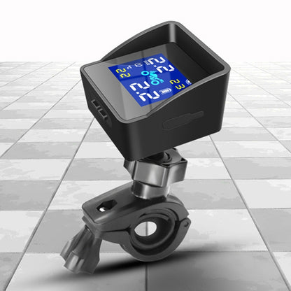 Universal รถจักรยานยนต์ไร้สายความแม่นยำสูงพลังงานแสงอาทิตย์ TPMS ระบบเตือนความดันยางภายนอกยาง Monitor, Motorcycle External Tire Monitor